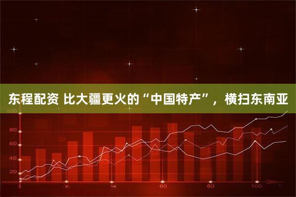东程配资 比大疆更火的“中国特产”，横扫东南亚